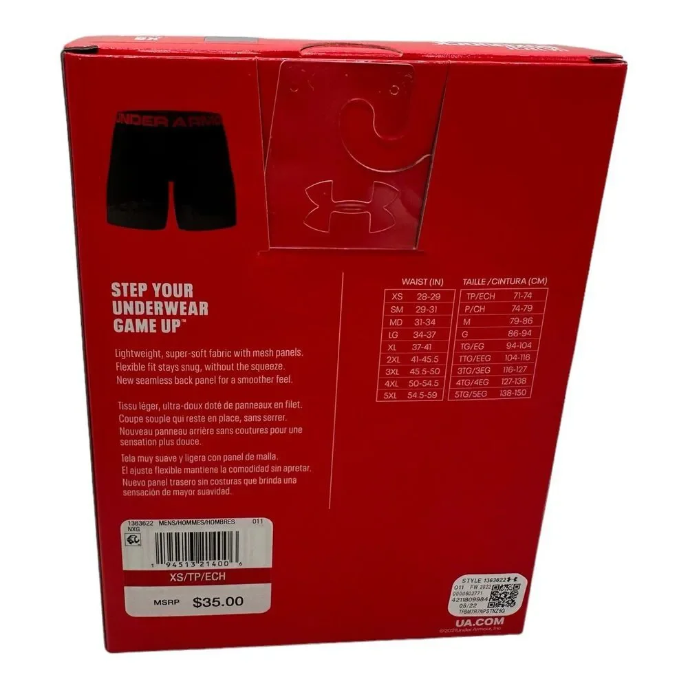 Under Armour UA Tech BoxerJock Boxer Briefs Gray 2 Pack 9